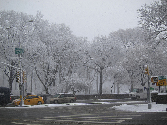 Snowstorm, Central Park West